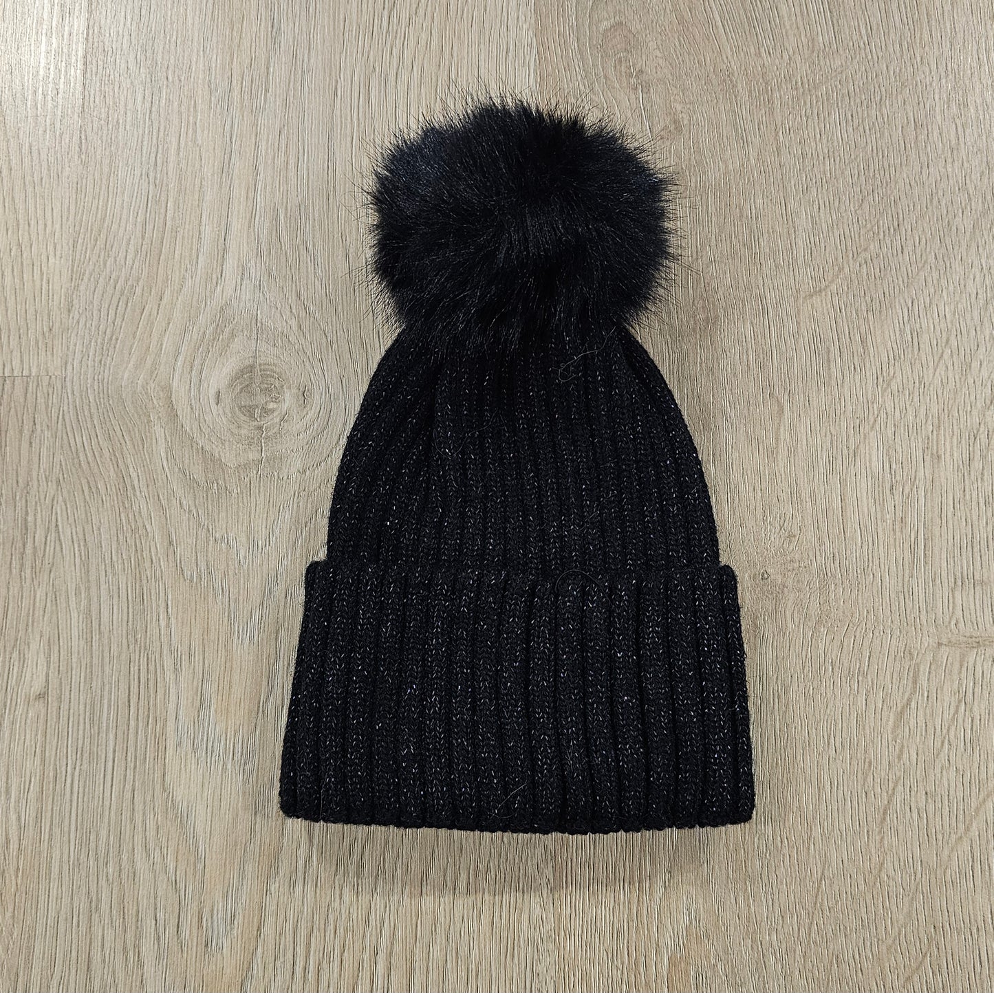 Berretto Lurex Pompom