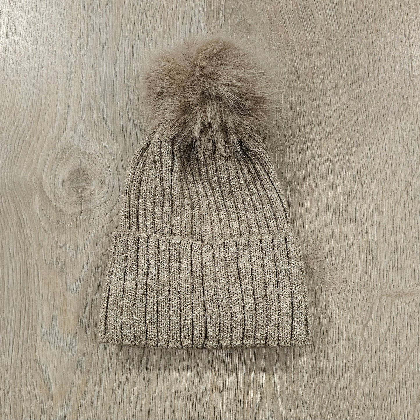 Berretto Lurex Pompom